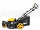 Benzinrasenm&auml;her Mowox PM 4645 S Trike, vorderes Drehrad und Radantrieb