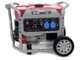 GeoTech Pro GGP 3500 - Benzin-Stromerzeuger mit R&auml;dern und AVR-Regelung 3 kW - Dauerleistung 2.8 kW - 230V