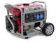 GeoTech Pro GGP 3500 - Benzin-Stromerzeuger mit R&auml;dern und AVR-Regelung 3 kW - Dauerleistung 2.8 kW - 230V