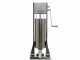 Vertikaler Wurstf&uuml;ller Reber 8973 V INOX - 2 Geschwindigkeiten mit Geh&auml;use - F&uuml;llmenge 10 Kg
