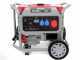 GeoTech Pro GGP 8000-3 - Benzin-Stromerzeuger mit R&auml;dern und AVR-Regelung 6.5 kW - Dauerleistung 6 kW - 400V