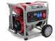 GeoTech Pro GGP 8000-3 - Benzin-Stromerzeuger mit R&auml;dern und AVR-Regelung 6.5 kW - Dauerleistung 6 kW - 400V