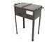 Cruccolini ELBA - Holzkohlegrill - 38x25 - aus stabilem Stahl
