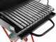 AgriEuro Premium Line Small - Holzgrill mit Grillrost - aus Edelstahl - 45x34 - mit Auffangwanne - zusammenklappbar und tragbar