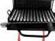 AgriEuro Premium Line Small - Holzgrill mit Grillrost - aus Edelstahl - 45x34 - mit Auffangwanne - zusammenklappbar und tragbar
