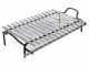 AgriEuro Premium Line Small - Holzgrill mit Grillrost - aus Edelstahl - 45x34 - mit Auffangwanne - zusammenklappbar und tragbar