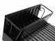 AgriEuro Premium Line Small - Holzgrill mit Grillrost - aus Edelstahl - 45x34 - mit Auffangwanne - zusammenklappbar und tragbar