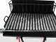 AgriEuro Premium Line Medium - Holzgrill - Grillrost aus Edelstahl 64x34 mit Auffangwanne - zusammenklappbar und tragbar