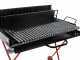 Premium Line Maxi - Holzgrill 100 cm mit Grillrost - aus Edelstahl 98x48 - mit Auffangwanne - zusammenklappbar und tragbar