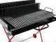 Premium Line Maxi - Holzgrill 100 cm mit Grillrost - aus Edelstahl 98x48 - mit Auffangwanne - zusammenklappbar und tragbar