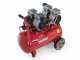Leiser elektrischer Kompressor mit 2 Zylinderk&ouml;pfen 50 Lt oilless  GeoTech S-AC50-8-10x2 - 2 PS