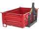 Heckcontainer f&uuml;r Traktor GeoTech TRP 140 - kippbar - 3 abnehmbare Bordw&auml;nde