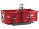 Heckcontainer f&uuml;r Traktor GeoTech TRP 160 - kippbar - 3 abnehmbare Bordw&auml;nde