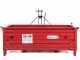 Heckcontainer f&uuml;r Traktor GeoTech TRP 160 - kippbar - 3 abnehmbare Bordw&auml;nde
