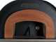 AgriEuro Cibus Inox 800 - Edelstahl Holzbackofen f&uuml;r drau&szlig;en - mit Backraum &Oslash; 80 - Backf&auml;higkeit: 5 Pizzen
