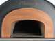 AgriEuro Cibus Inox 800 - Edelstahl Holzbackofen f&uuml;r drau&szlig;en - mit Backraum &Oslash; 80 - Backf&auml;higkeit: 5 Pizzen