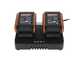 Worx WG779E - Akku Rasenm&auml;her - 2x20V/2,5Ah - 34 cm Schnittbreite