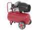 GeoTech AC50-10-30VC - Elektrischer Kompressor  - Motor 3 PS 50 Liter
