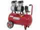 GeoTech S-AC 50-10-15C - elektrischer Kompressor -  Leise 50 Lt oilless Motor 1.5 PS