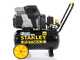 Stanley Sil Air 244/24 - Elektrischer Kompressor mit Wagen - Motor 1.5 PS, 24 Lt, oilless, leise