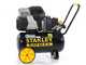 Stanley Sil Air 244/24 - Elektrischer Kompressor mit Wagen - Motor 1.5 PS, 24 Lt, oilless, leise