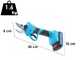 Elektrische Baumschere Wortex Piranha 30-M, Lithium-Ionen Batterie 2 Ah - Schnittdurchmesser max. 27 mm
