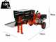 GeoTech LS12-50 HG - Liegender Benzin Holzspalter - 12 t