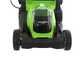 Greenworks G40LM41 - Akkum&auml;her 40V - OHNE AKKU UND LADEGER&Auml;T