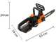 Worx WG322E.1 - Akku-Kettens&auml;ge 20V 2 Ah - Schwert 25cm