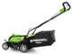Greenworks G40LM35 - Akku Rasenm&auml;her 40V - SOLO - OHNE AKKU UND LADEGER&Auml;T