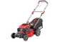 Benzinrasenm&auml;her GeoTech Pro S46-140BG mit Radantrieb - 2in1: Auffangen + Heckauswurf