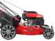 Benzinrasenm&auml;her GeoTech Pro S46-140BG mit Radantrieb - 2in1: Auffangen + Heckauswurf