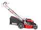 Benzinrasenm&auml;her GeoTech Pro S46-140BG mit Radantrieb - 2in1: Auffangen + Heckauswurf