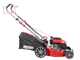 Benzinrasenm&auml;her GeoTech Pro S46-140BG mit Radantrieb - 2in1: Auffangen + Heckauswurf