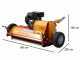 GeoTech Pro GTRB120 - Mulcher mit Benzinmotor f&uuml;r Quad - Loncin G420FD