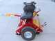 GeoTech Pro GTRB145 - Mulcher mit Benzinmotor f&uuml;r Quad - Loncin LC2V80FD