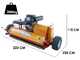 GeoTech Pro GTRB145 - Mulcher mit Benzinmotor f&uuml;r Quad - Loncin LC2V80FD
