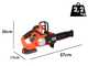 Black &amp; Decker GKC1820L20-QW - Elektro Kettens&auml;ge - Lithium-Akku 18V 2Ah - Schwert 35 cm