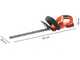 Heckenschere mit Akku Black &amp; Decker GTC1845L20-QW 18V - Akku 2 Ah + Gratis 18-V-Akku 2 Ah - Schwert 45 cm