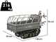 BlackStone TB 4500 E - Akku-Raupendumper mit ausziehbarer Mulde, LED-Beleuchtung