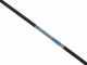 Pneumatischer fester Schaft ohne Griff 200 cm aus Karbonium - ultraleichter fester Schaft