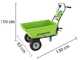 Greenworks G40GC Garden Cart 40V - Akku Schubkarre - Motorschubkarre - 1 Akku 4Ah/40V
