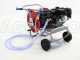 Membranpumpe Comet APS 41 mit Benzinmotor Loncin 5,5 PS auf Wagen