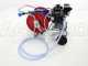 Membranpumpe Comet APS 41 mit Benzinmotor Loncin 5,5 PS auf Wagen