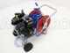 Membranpumpe Comet APS 41 mit Benzinmotor Loncin 5,5 PS auf Wagen