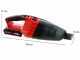 Einhell TE-VC 18 Li - 2Ah 18V -Tragbarer Akku Staubsauger