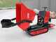 GeoTech Pro Geoporter 550 DHS Hydro &ndash; Raupendumper mit hydraulischer Kippmulde 500 kg &ndash; Hydrostatischer Antrieb
