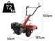 Einachsschlepper GeoTech Pro MCT 650 mit Loncin Benzin Verbrennungsmotor, 196cc - 6.5 PS