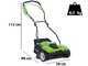 Greenworks G40DT35 - Akku-Ver&shy;ti&shy;ku&shy;tie&shy;rer - OHNE AKKU UND LADEGER&Auml;T