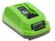 Elektrische Heckenschere Greenworks G40PHA 40 V - Batterie 40V/2Ah - verstellbar